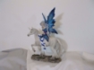 Picture of Blue Fairy Sitting on Unicorn