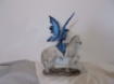 Picture of Blue Fairy Sitting on Unicorn