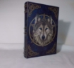 Picture of Decorative Wooden Book Box By Designer Lisa Parker Celtic Wolf The Wild One